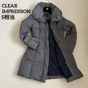 CLEAR IMPRESSION / 롱 다운 코트 / 그레이 / S
