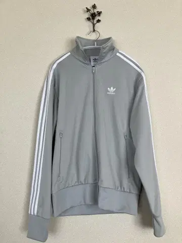 하자품 adidas 아디다스 그레이 집업 자켓 트레포일