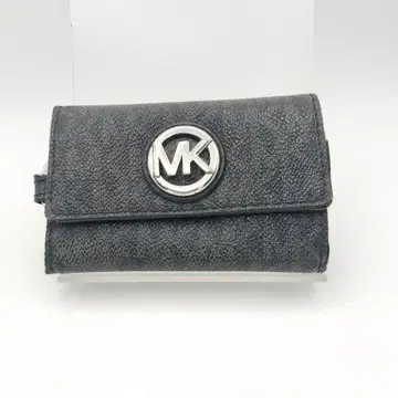 마이클코어스 6연 키케이스 가죽 블랙