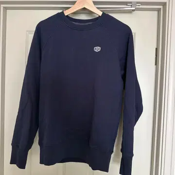 DEUS 네이비 크루넥 트레이닝복