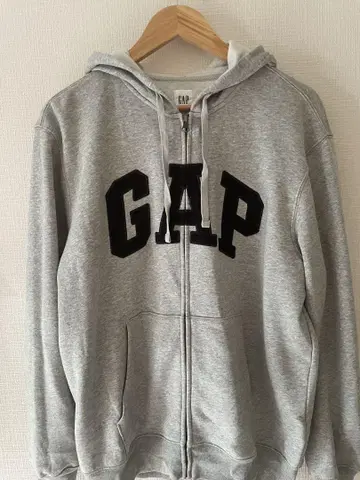 GAP 그레이 집업 후드티