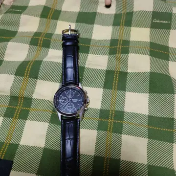 SEIKO 크로노그래프 가죽 벨트 사양! 손목시계