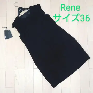 Rene 르네 베이직 원피스 블랙 코쿤 36