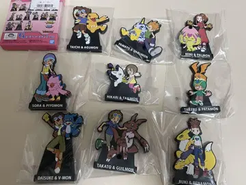 제일복권 [디지몬] 시리즈 빛과 어둠의 충돌 G상 러버 스탠드 9종 세트