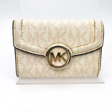 마이클코어스 6연 키케이스 가죽 핑크