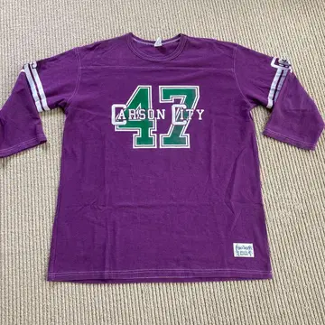 백드롭 풋볼 셔츠 CARSON CITY 47 7부 기장 XL