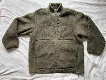 MUJI 무인양품 보아 플리스 자켓 올리브 XL 플리스