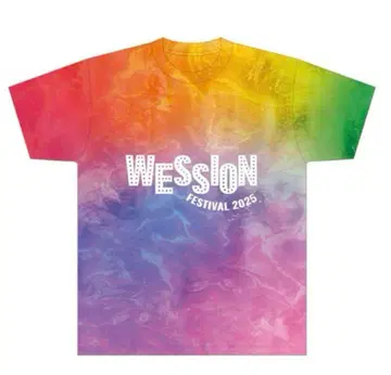 WESSION FESTIVAL 2025 WEST. 타이다이T셔츠 L