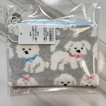 FEILER 페이러 모후모후 완찬 티슈 파우치 실버 그레이