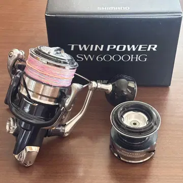 시마노 트윈 파워 SW 6000HG 스풀 포함