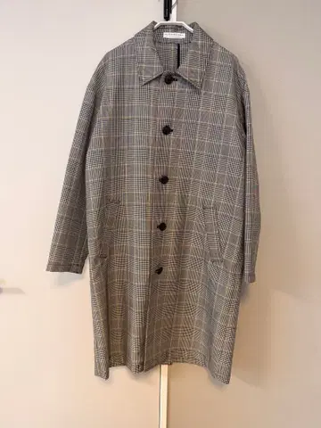 Mr. Gentleman CHECK BALMACAAN COAT S 사이즈