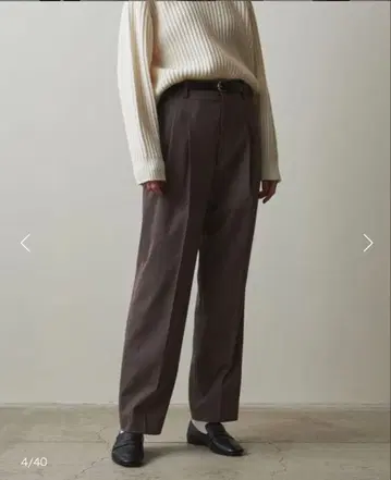steven alan 프론트 턱 트라우저