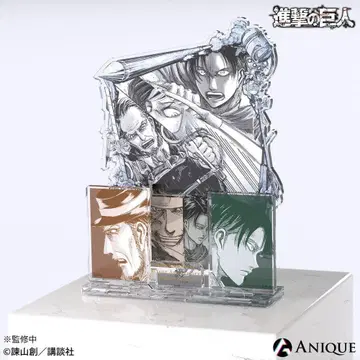 진격의 거인 아니크 디오라마 아크릴 스탠드 인류의 싸움 리바이 케니