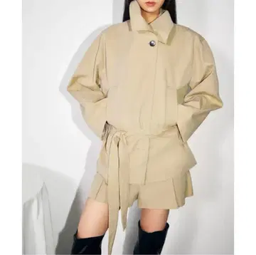 벨트 새상품 트렌치코트 ZARA