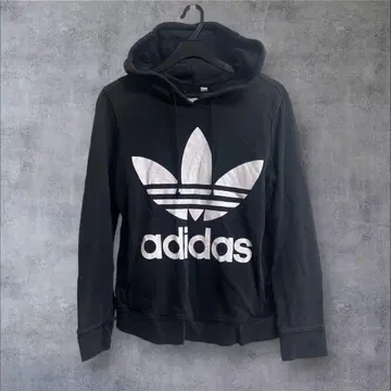 adidas 아디다스 후드티 빅 로고 블랙 S