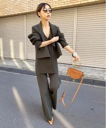 Ameri Vintage 자켓 베스트 팬츠 3종 셋업