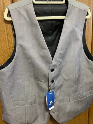 아오야마 양복 그레이 포멀 베스트 사이즈 BE4