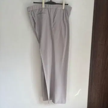 그레이 슬랙스 허리밴딩