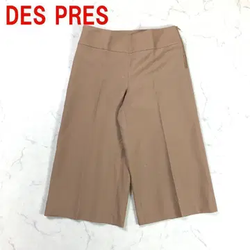 A3690 데프레 크롭 팬츠 캐주얼 팬츠 울 베이지 1