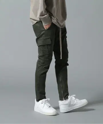 Danke schon 단케 셰인 카고 팬츠 카키 S 사이즈