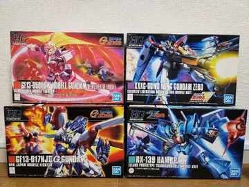 HG 건담 프라모델 4종 세트 BANDAI
