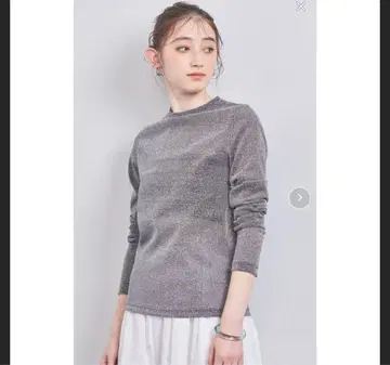 유나이티드 애로우즈 글리터 라메 저지 티셔츠