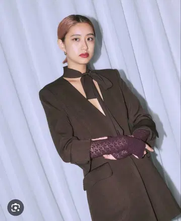즉시 완판 Fetico 니트 테일러드 자켓