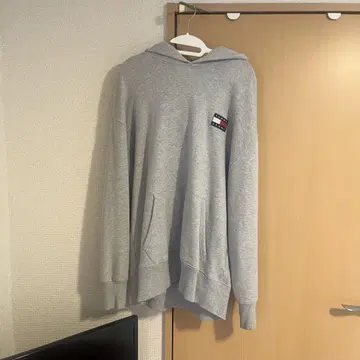 TOMMY JEANS 후드 부착 맨투맨 XL 그레이