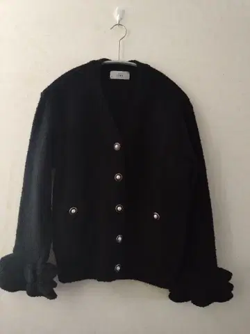 Maison IENA Tweedy 니트 자켓 메종 이에나 블랙