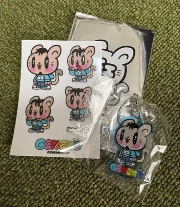 GENERATIONS 카즈하라 류토 제 고양이 스티커 키링 세트