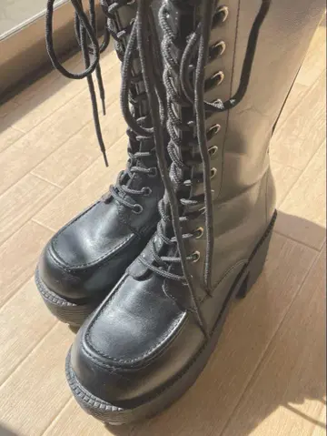 통굽 롱 부츠 코스프레 평소 사용