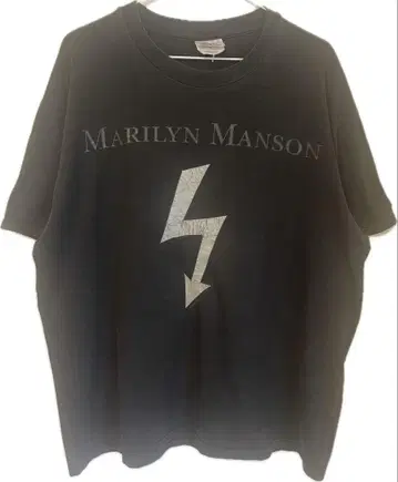 90s Marilyn manson 마릴린 맨슨 밴드 T셔츠