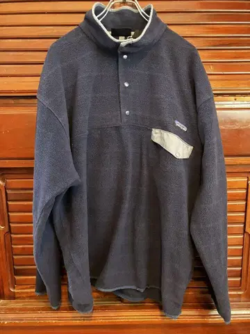 Patagonia 신틸라 네이비 플리스 스냅T