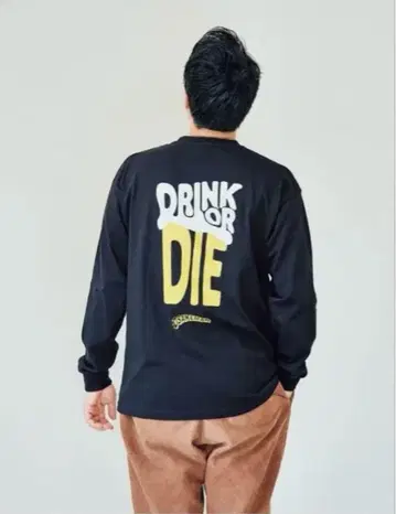 [레어] HILLS FIELD DRINK OR DIE 롱 T XL