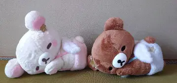 코리락쿠마 차이로이코구마 새근새근 천사의 잠자는 얼굴 봉제 인형 리락쿠마