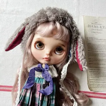 토끼 보닛 브라이스 아웃핏 핸드메이드 토끼 귀 모자 옷 갈아입기 의류