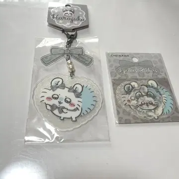 치이카와 GO harajuku 아크릴 키링 스티커 모몽가
