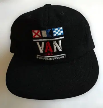 VAN JAC 블랙 캡 프리 사이즈