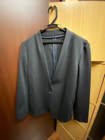 AOKI 파자마 수트 접촉 냉감 노카라 자켓 3L 네이비