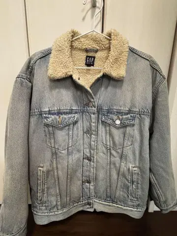 GAP 보아 옷깃 데님 자켓 S