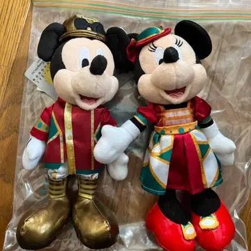 디즈니 호라이즌 베이 인형 배지 미키 미니 페어