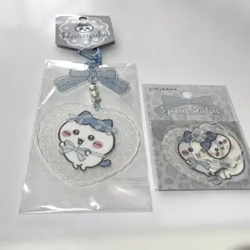 치이카와 GO harajuku 아크릴 키링 스티커 하치와레