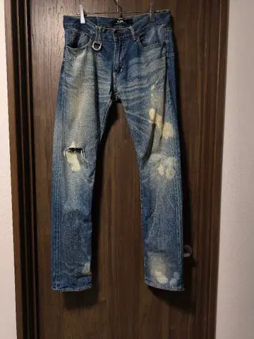 Roen PLEIN 더블 네임 데님 팬츠