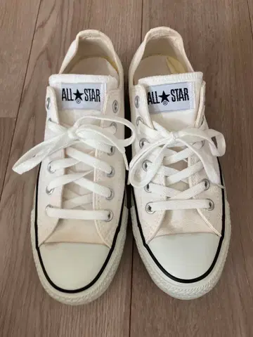 converse ALL STAR 화이트 스니커즈 로우컷