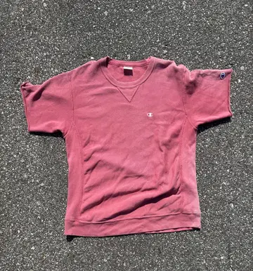 Champion V넥 맨투맨 LARGE 마룬