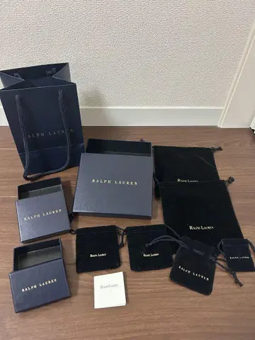 랄프 로렌 빈 박스 수납 가방 쇼핑백 일괄