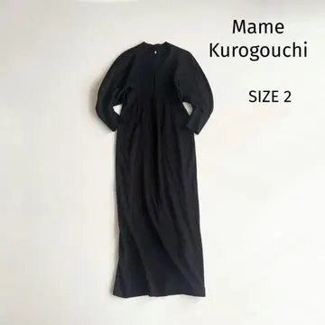 [ 마메쿠로구치 ] 코튼 저지 원피스 블랙 2 일본제 원피스