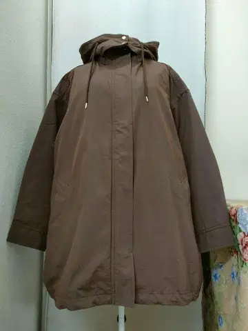 그린 라벨 릴랙싱 브라운 라이너 포함 코트