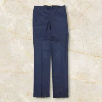 개버딘 슬랙스 zegna 네이비 테이퍼드 비스포크