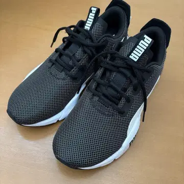 PUMA 스포츠 슈즈 블랙 메쉬 남성용 스니커즈 28cm